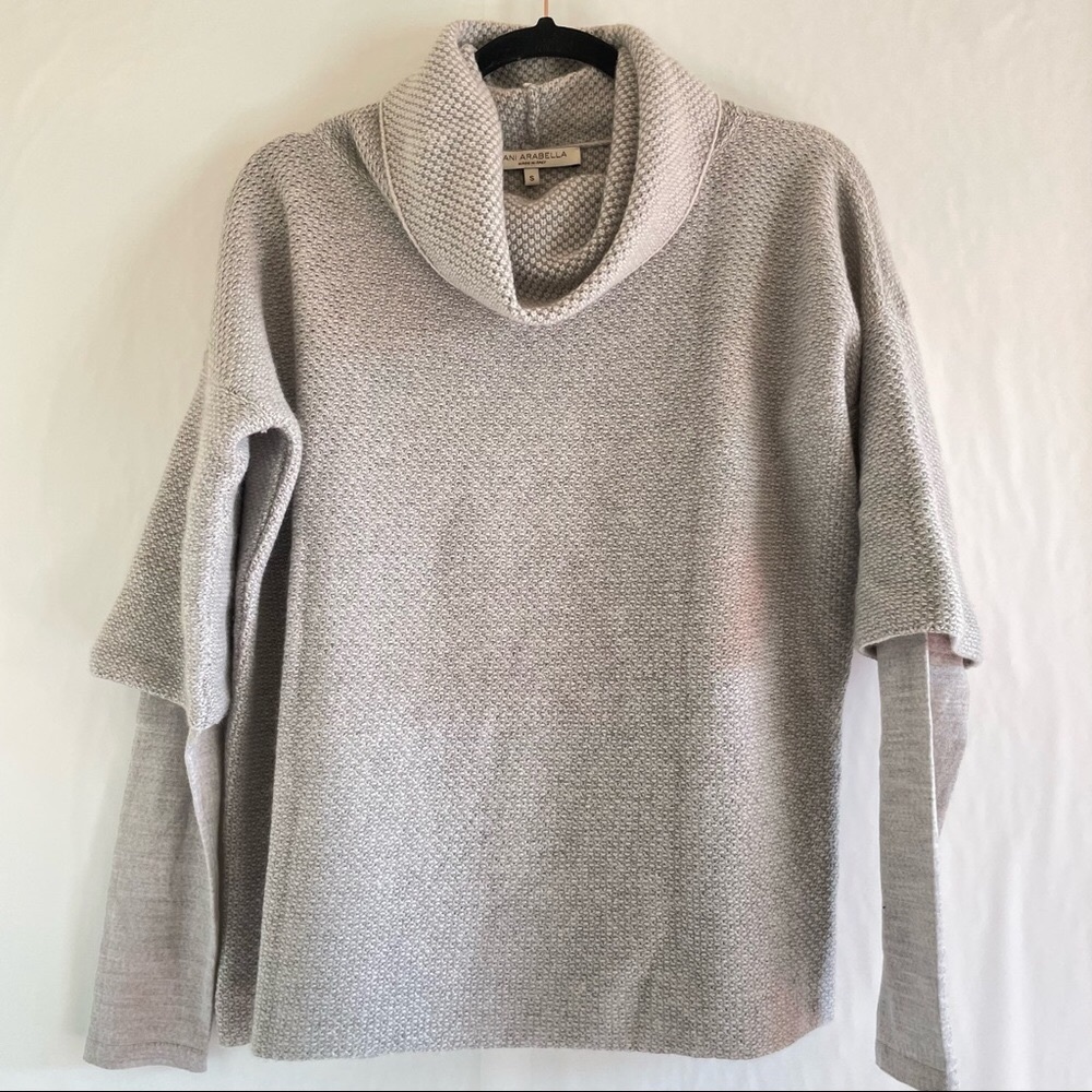Cashmere Rani Arabella Cowl Neck Knitted Sweater Size S